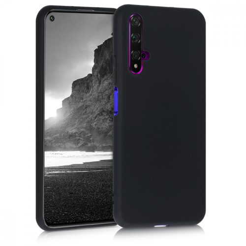 Husa Huawei Nova 5T, Silicon, Negru, 51520.01
