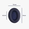 Set 2 Perne de urechi pentru casti Bose Quietcomfort 35/QuietComfort QC35 wireless II, Kwmobile, Albastru, Piele ecologica, 44519.17