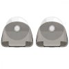Set 2 Suporti cu ventuza pentru aparat de ras, Kwmobile, Negru, Plastic, 48032.04