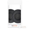 Set 2 Perne de urechi pentru casti JBL Tune 600/Tune 500BT/Tune 450, Kwmobile, Negru, Piele ecologica, 51587.01