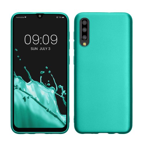 Husa Samsung Galaxy A50, Silicon, Verde, 48056.128