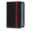 Husa pentru documente auto, Kwmobile, Negru/Rosu, Piele ecologica, 50104.04