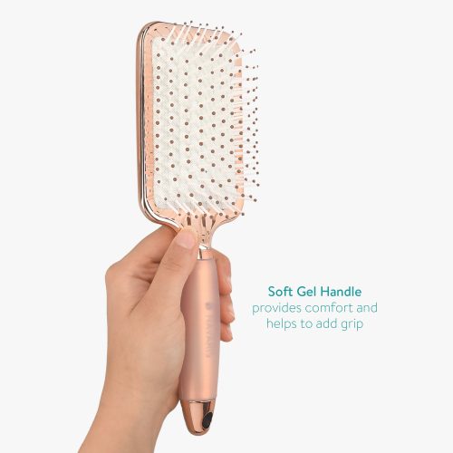 Set perie rotunda, perie schelet, perie cu palete, Roz, 51639.02