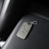 Husa Cheie Auto pentru Renault / Dacia - 4 Butoane - Keyless Go, Piele nabuc, Gri, 48565.09