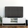 Husa de praf pentru televizor 32 inch, Kwmobile, Gri, Textil, 51699.19