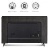 Husa de praf pentru televizor 32 inch, Kwmobile, Gri, Textil, 51699.19