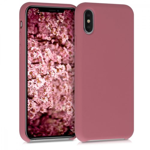 Husa Apple iPhone X / iPhone XS, Silicon, Roz, 46313.167