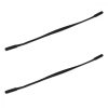 Set 2 Curele anti-alunecare pentru ochelari, Kwmobile, Negru, Silicon, 51742.01