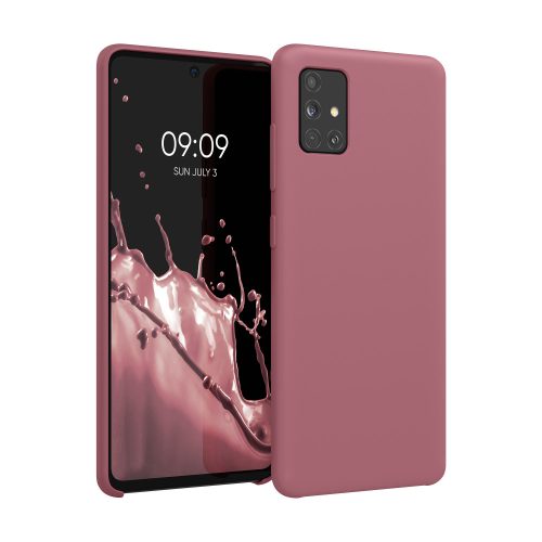 Husa Samsung Galaxy A51, Silicon, Roz, 51197.167