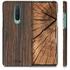 Husa OnePlus 8, Lemn, Maro, 51868.01
