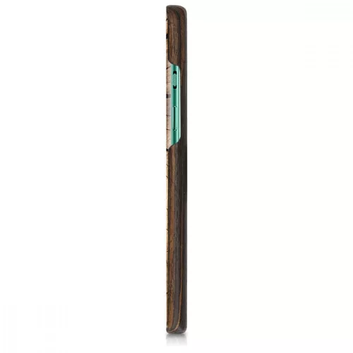 Husa OnePlus 8, Lemn, Maro, 51868.01