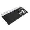 Husa pentru tastatura marime L, Kwmobile, Negru/Alb, Plastic, 49501.04