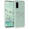 Husa Samsung Galaxy S20, Fibre vegetale, Verde, 51956.01