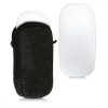 Husa pentru mouse Apple Magic Mouse 2/Magic Mouse 1, Kwmobile, Gri, Textil, 52012.01
