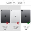Set 2 Folii de protectie mate pentru tableta Apple iPad Air 5 (2022) , Kwmobile, Transparent, Plastic, 51998.2