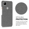 Husa Google Pixel 4a, Textil, Gri, 52048.22