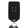 Husa Cheie Auto pentru Renault / Dacia - 4 Butoane - Keyless Go, Silicon, Negru, 49769.09