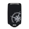 Husa Cheie Auto pentru Renault / Dacia - 4 Butoane - Keyless Go, Silicon, Negru, 49769.09
