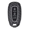 Husa Cheie Auto pentru Hyundai - 3 Butoane - Keyless Go, Plastic, Negru, 52228.01