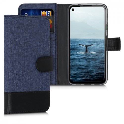 Husa Google Pixel 4a, Textil, Albastru, 52250.17