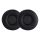 Set 2 Perne de urechi pentru casti JBL Tune 600/Tune 500BT/Tune 510BT, Kwmobile, Negru, Piele ecologica, 52226.01
