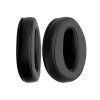 Set 2 Perne de urechi pentru casti Sennheiser HD450BT/HD350BT, Kwmobile, Negru, Piele ecologica, 52248.01