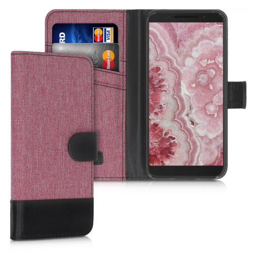 Husa Alcatel 1S (2019), Textil, Roz, 48090.10