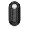 Husa Cheie Auto pentru Fiat / Lanica - 3 Butoane, Plastic, Negru, 52233.01
