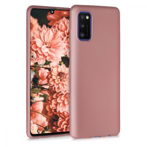 Husa Samsung Galaxy A41, Silicon, Rose Gold, 52254.31