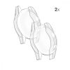 Set 2 Huse pentru Huawei Watch GT2 (46mm), kwmobile, Silicon, Transparent, 52277.01