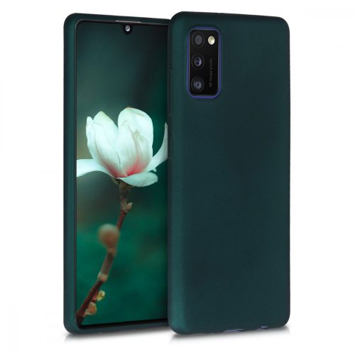 Husa Samsung Galaxy A41, Silicon, Verde, 52254.14