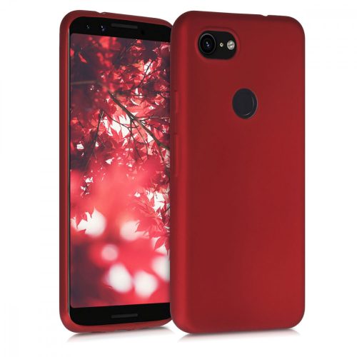 Husa Google Pixel 3a, Silicon, Rosu, 52339.36