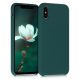 Husa Apple iPhone X / iPhone XS, Silicon, Verde, 42495.184