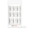 Set 12 Mufe pentru cabluri Ethernet RJ45 si Cat 6A, Kwmobile, Argintiu, Metal, 52348.01.12