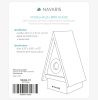 Casuta pentru pasari Navaris, acoperis in doua ape, 23.5x15x12 cm, maro, lemn, 52424.01