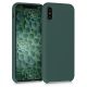 Husa Apple iPhone X / iPhone XS, Silicon, Verde, 42495.171