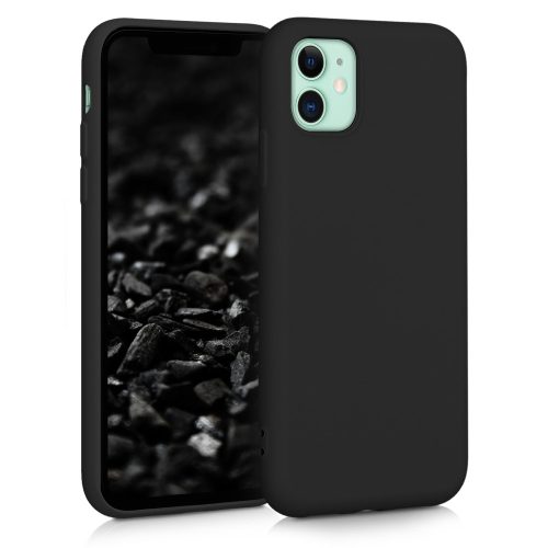 Husa Apple iPhone 11, Silicon, Negru, 50791.47