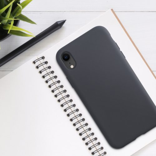Husa Apple iPhone XR, Silicon, Negru, 49983.47