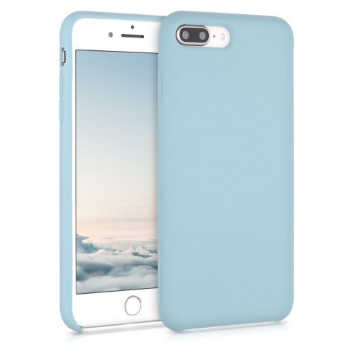 Husa Apple iPhone 8 Plus / iPhone 7 Plus, Silicon, Albastru, 40842.177