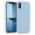 Husa Apple iPhone X / iPhone XS, Silicon, Albastru, 42495.177