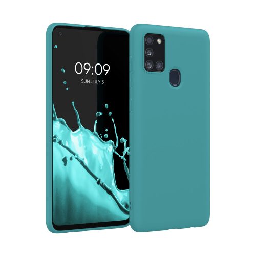 Husa Samsung Galaxy A21s, Silicon, Verde, 52494.57