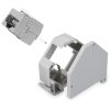 Set 8 Mufe CAT6A de 10 Gbit cu 8 carcase pentru cabluri Ethernet RJ45, Kwmobile, Gri, Metal, 47696.08