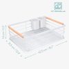 Scurgator de vase Navaris, cu suport de picurare, cu raft pentru farfurii, pahare si tacamuri, alb, 42.5x31.5x14 cm, 52545.01