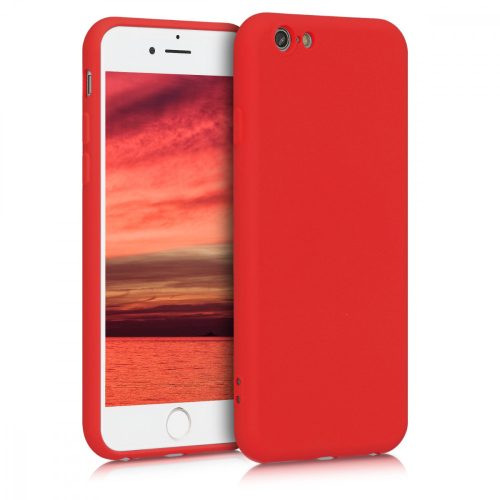Husa Apple iPhone 6 / iPhone 6s, Silicon, Rosu, 49980.09