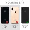 Husa Apple iPhone X / iPhone XS, Silicon, Negru, 49982.01