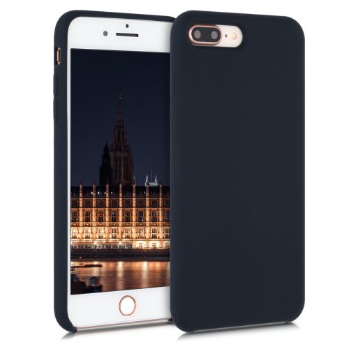 Husa Apple iPhone 8 Plus / iPhone 7 Plus, Silicon, Albastru, 40842.186