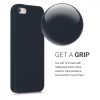 Husa Apple iPhone 5 / iPhone 5s / iPhone SE, Silicon, Albastru, 42766.186
