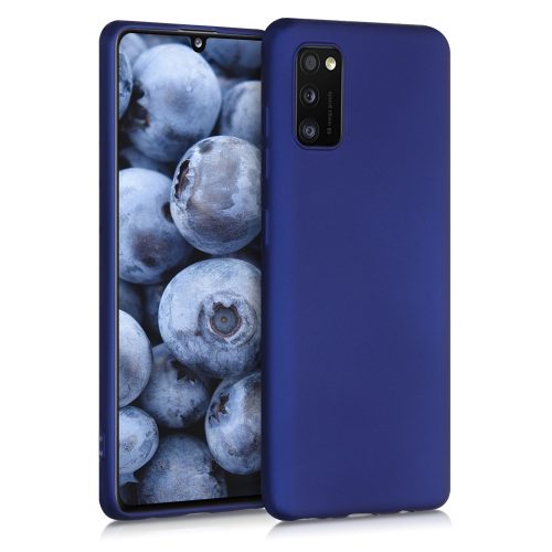 Husa Samsung Galaxy A41, Silicon, Albastru, 52254.64