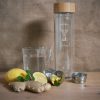 Sticla de ceai din sticla borosilicata cu pereti dubli Navaris, 450 ml, Infuzor, Husa, 45888.1.01