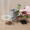 Sticla de ceai din sticla borosilicata cu pereti dubli Navaris, 450 ml, Infuzor, Husa, 45888.1.01